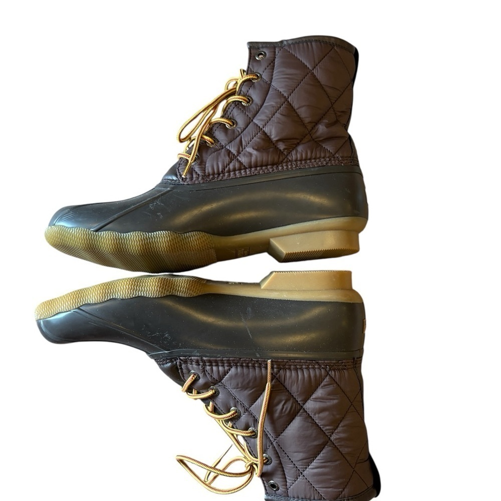 Sperry Men’s | Top-Sider Men's Saltwater Duck Rain Boot Brown Nylon size 11 - Picture 4 of 7